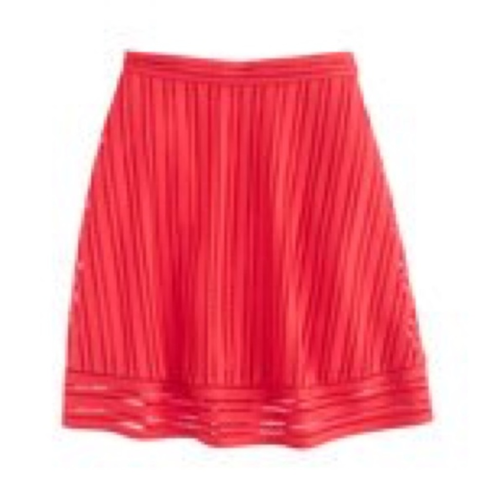J. CREW STRIPED EYELET SKIRT NWT
